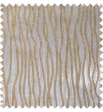 Brown Grey Trendy Lines Poly Main Curtain Designs
